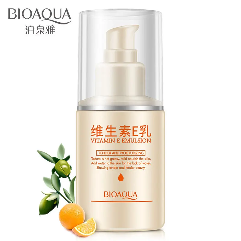 

BIOAQUA Vitamin E Emulsion Tender Nourishing Lotion VE Crem Skin Care Whitening Nourish Hydrated Body Care Day Night Face Cream