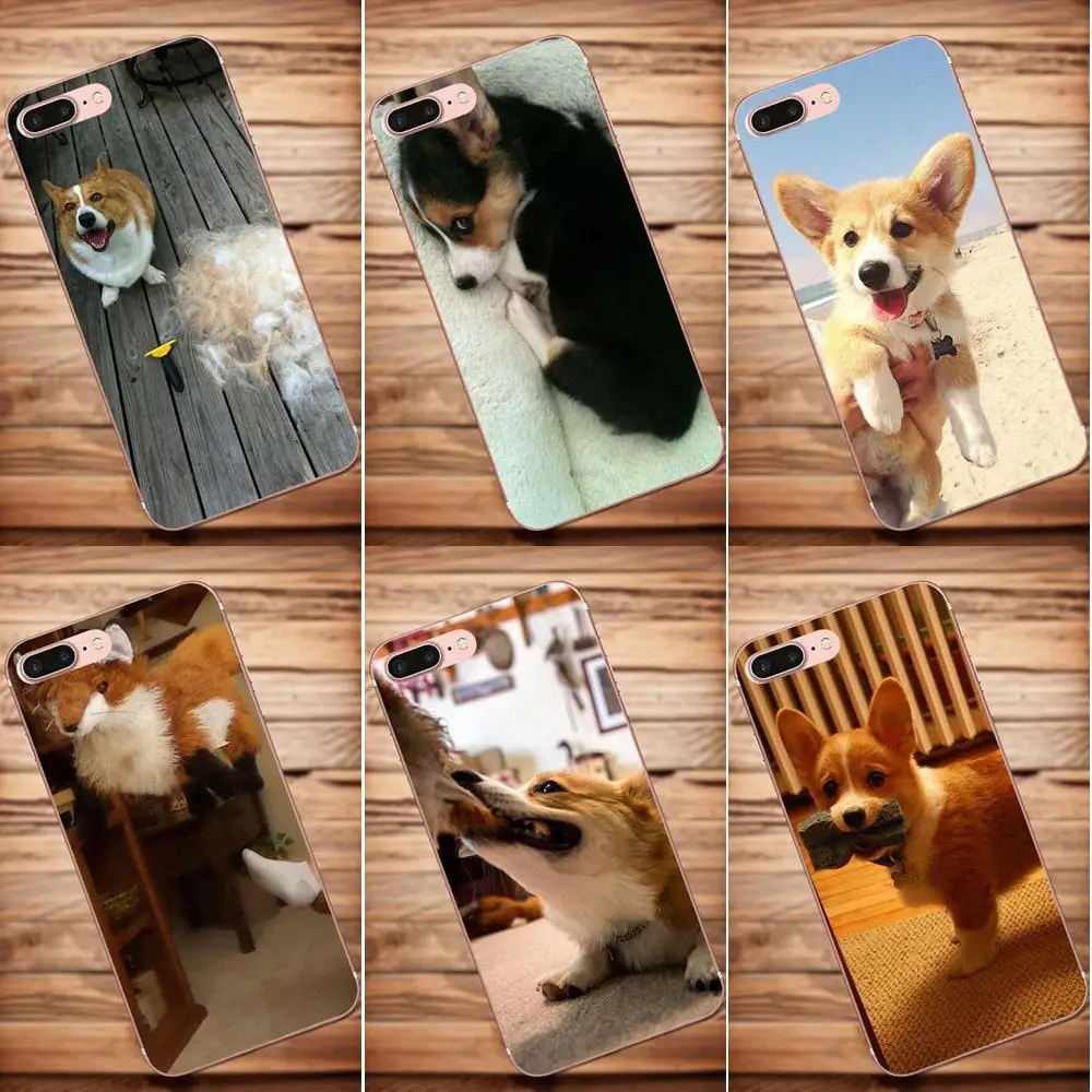 Vvcqod Soft TPU Protector For Samsung Galaxy A3 A5 A7 J1 J2 J3 J5 J7 2015 2016 2017 Corgtastic Otis The Corgi | Мобильные телефоны