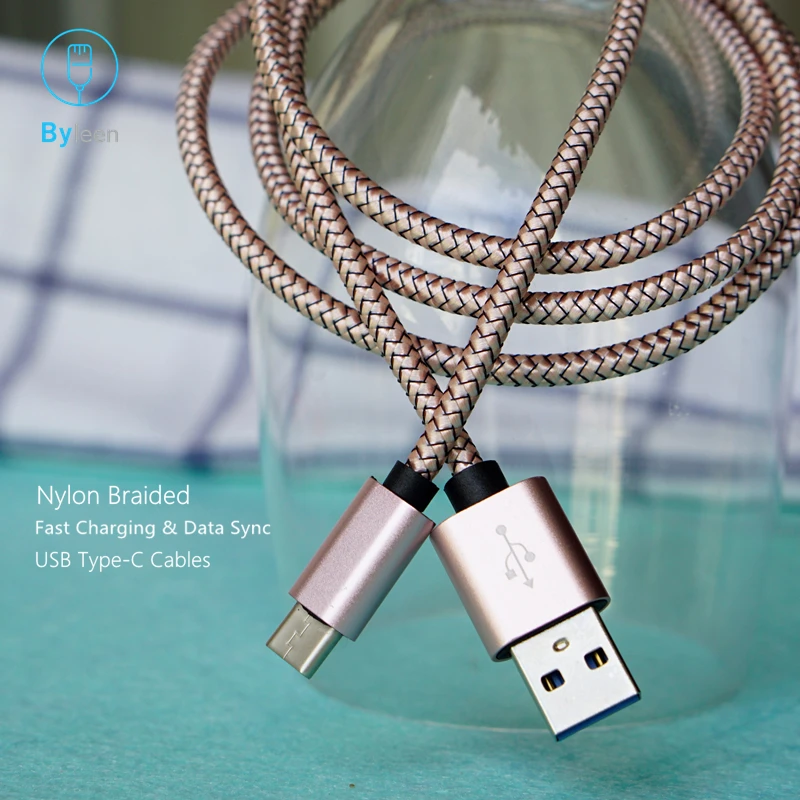 

Byleen 25CM Short 1 2M USB Type C 3.1 Line for Meizu 16th Pro 7 6 fast charger Line for ZTE Nubia N1 Z11 Max/mini/ Axon 7 Mini