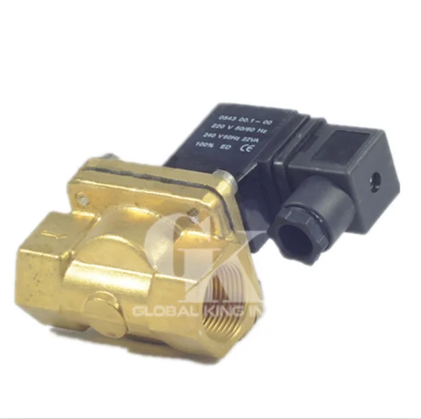 DC 24V Electric Solenoid Valve Switch Water Air G3/4" Brass Normally Closed N/C