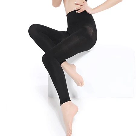 Black 2 CIVS-045 Профессиональный 2# давление тела Корректирующее белье с высокой талией Шейперы для ног/Колготки 980D(тонкие - Цвет: Black 2