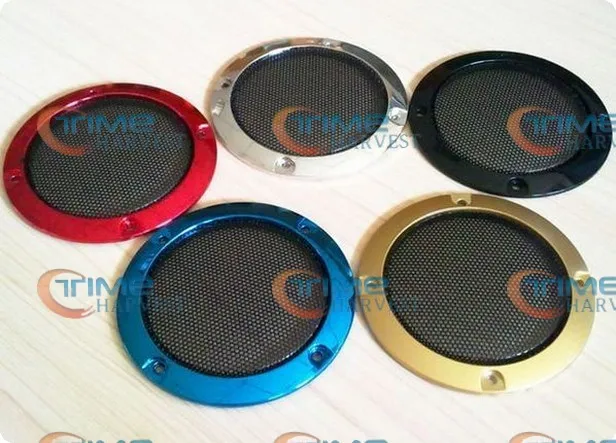 

10pcs Multi Colors 3 inch Speaker Grill Covers Speaker net Plastic Speaker Parts Wholesale Speaker Component for arcade cabinet