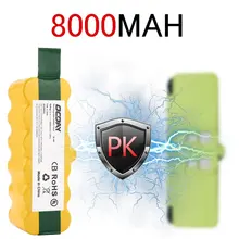 14,4 V 8000mAh Ni-MH Пылесос аккумуляторный аккумулятор подходит для Irobot Roomba части пылесоса