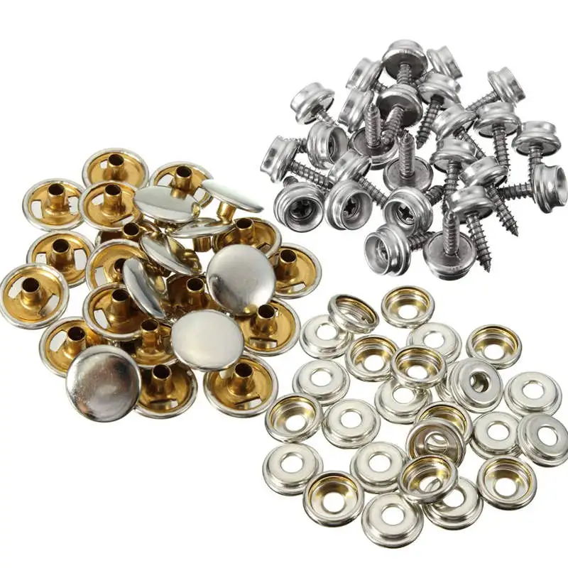 

Excellent Quality Boat Marine Canvas Cover Snap Fasteners 5/8 inch Screw Stud Button Socket Easy To Use