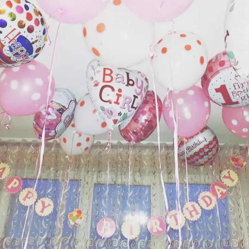 5 шт./компл. милый животных формы Baby Shower Алюминий Фольга шар ребенок полнолуния