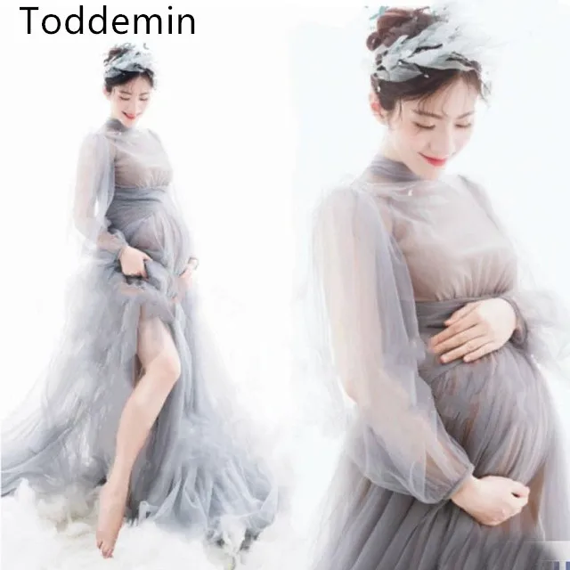 

Pregnancy Dress Photography Maternity Dresses For Photo Shoot Long Lace Maternity Photography Props Dress For Pregnant Women
