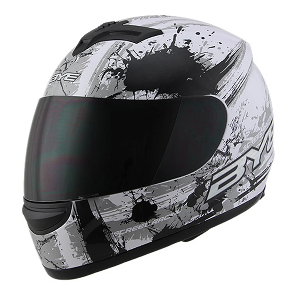 BYE шлем мотоциклетный Полнолицевой Capacete мотоциклетный шлем Moto cicleta Cascos Para Moto Racing Riding rbike шлемы - Цвет: SYT-616-11