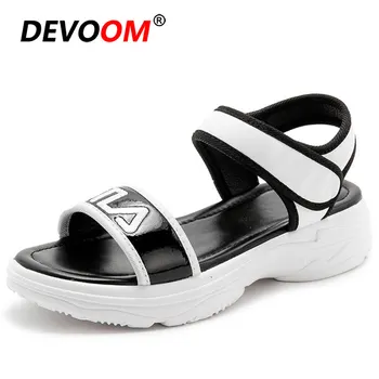 

Women Comfy Platform Sandal Shoes Fashion Summer Beach Cork Sandals Sandalen Vrouwen Embroidery Womens Wedges Pu Women's Sandals