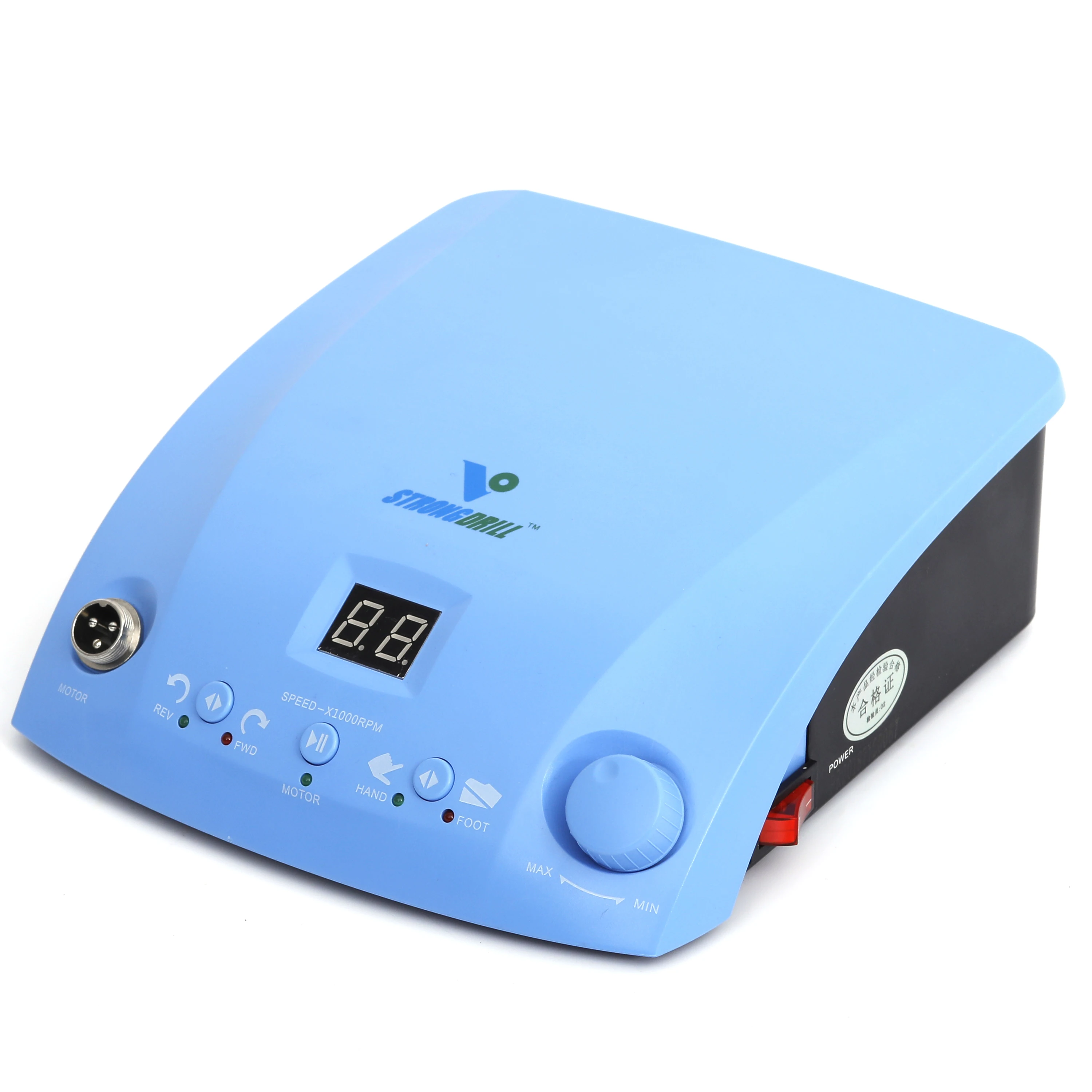 50,000 RPM brushless motor, using foot dental laboratory polishing kit QZ60 + W101E mobile dental microcomputer 5