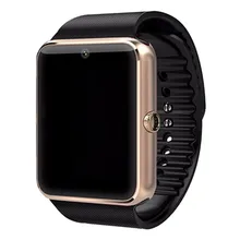 GT08 Smart Watch Bluetooth 3.0 Sim Card Slot Push Message Bluetooth Connectivity NFC for iPhone Android Phoones Smartwatch