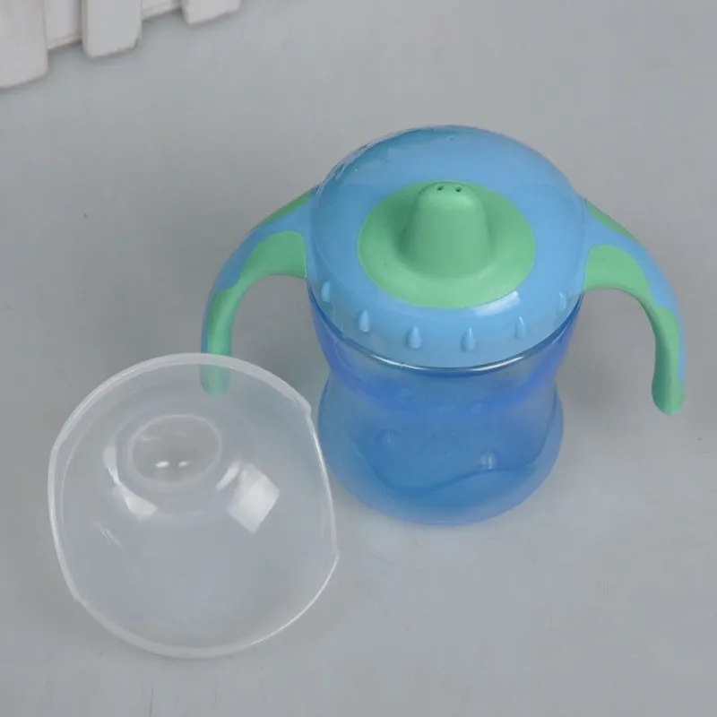 

260ml Cute Baby Straw Cup Learn Feeding Drinking Handle Bottle Infant Newborn Bottle Children Kids Straw Juice Water Bottles