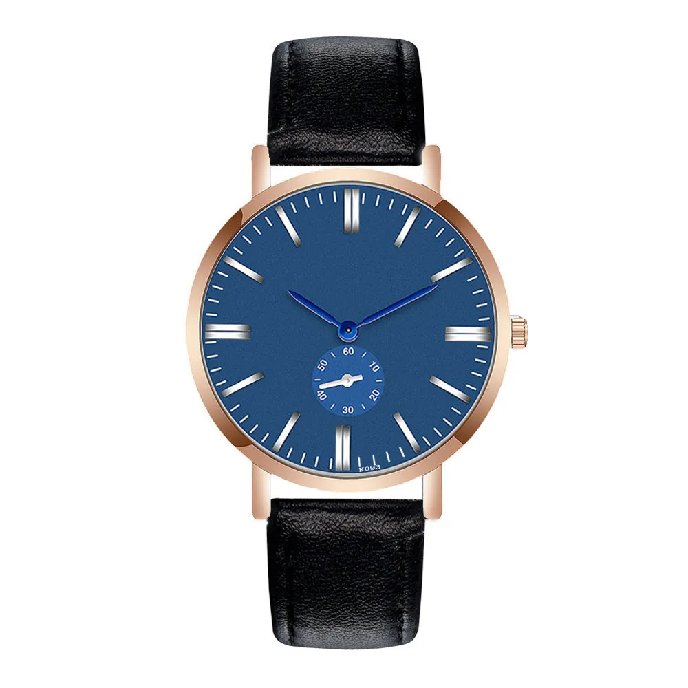 Модные брендовые простые дизайнерские ультра тонкие кварцевые часы мужские деловые повседневные водонепроницаемые наручные часы с кожаным ремешком relogio masculino