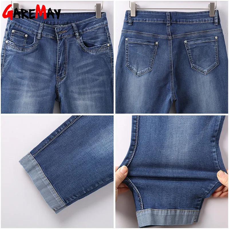 stretch capris jeans