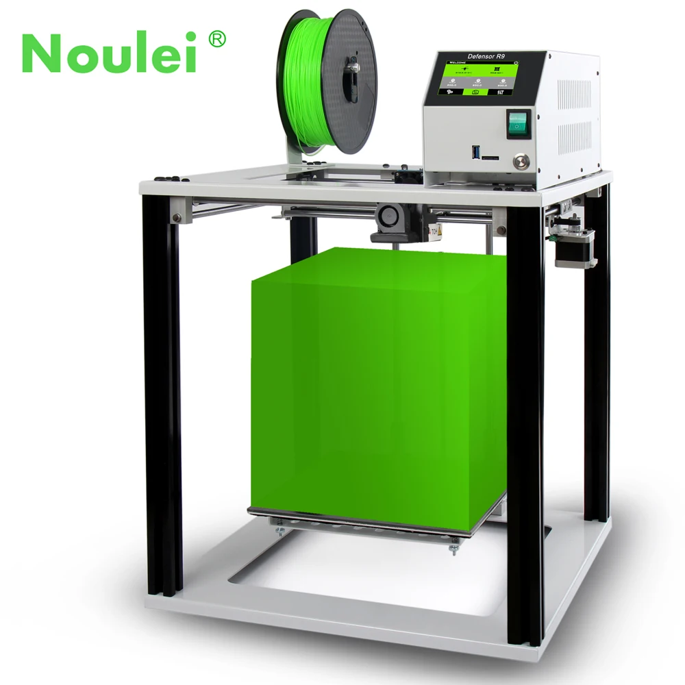 

2018 Touch Screen Easy 3D Printer Defensor R9, Full Metal Aluminum Frame 3 D Impresora Large Size 260x260x280mm