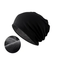 NUZADA Brand Solid Color Warm Hat Plus Fluff Cap Men Women Bonnet Skullies Beanies Knitted Hats Double Layer Fabric Winter Caps NUZADA Brand Solid Color Warm Hat Plus Fluff Cap Men Women Bonnet Skullies Beanies Knitted Hats Double Layer Fabric Winter Caps