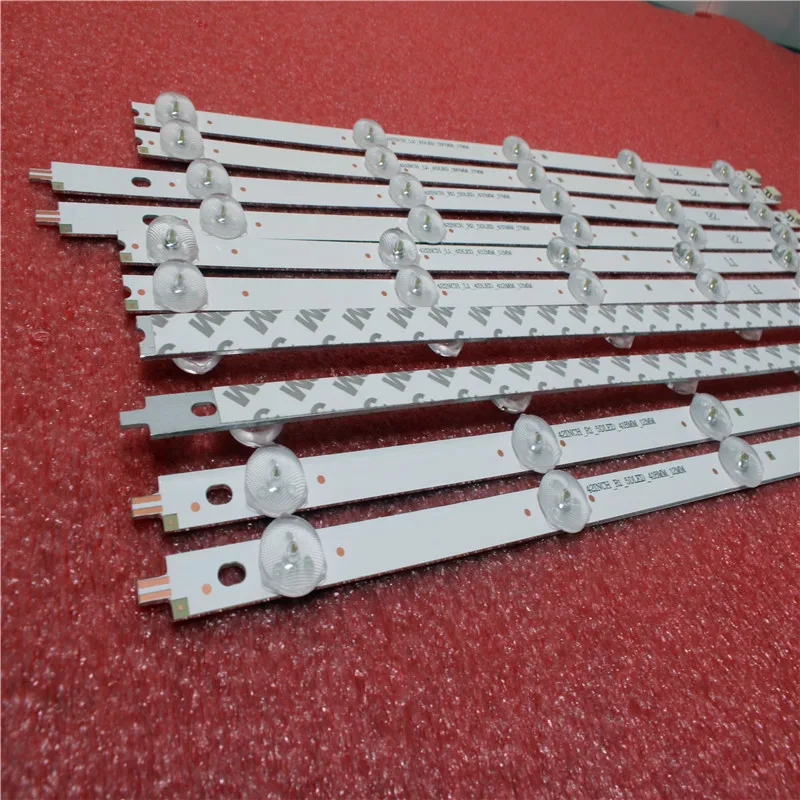 

led backlight screen 1set=10 Pieces/lot, used part original 42"LED strip E74739 6916L-1214A 6916L-1215A 6916L-1216A 6916L-1217A