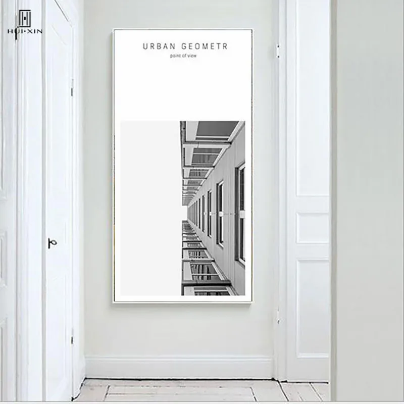 The Simple European Wall Posters Geometric Architecture Structure Art Prints On Canvas Paintings Pictures For Living Room Decor