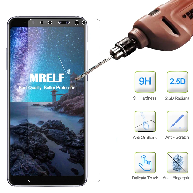 Стекло MRELF для Samsung Galaxy A8 2018 закаленное стекло защиты экрана A830 защитное Plus