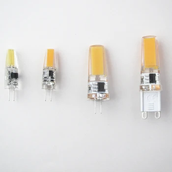 

Hot LED G4 G9 Lamp Bulb AC/DC Dimming 12V 220V 2W-6W COB SMD LED Lighting Lights Replace Halogen Spotlight Chandelier