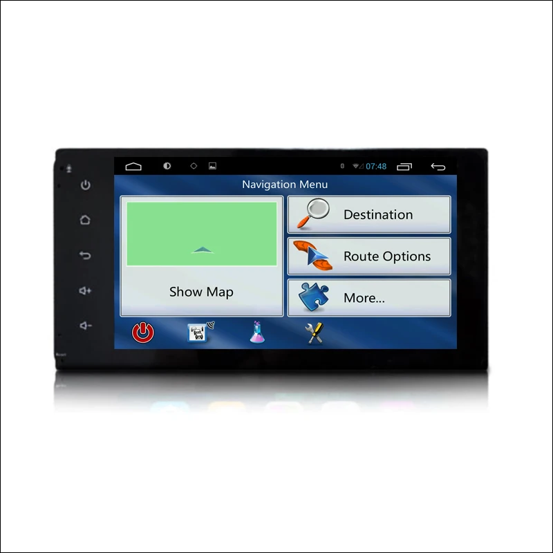 Sale YESSUN For Toyota Universal 7 Inch Android Car GPS Navigation player Multimedia Audio Video Radio Multi-Touch Screen 3
