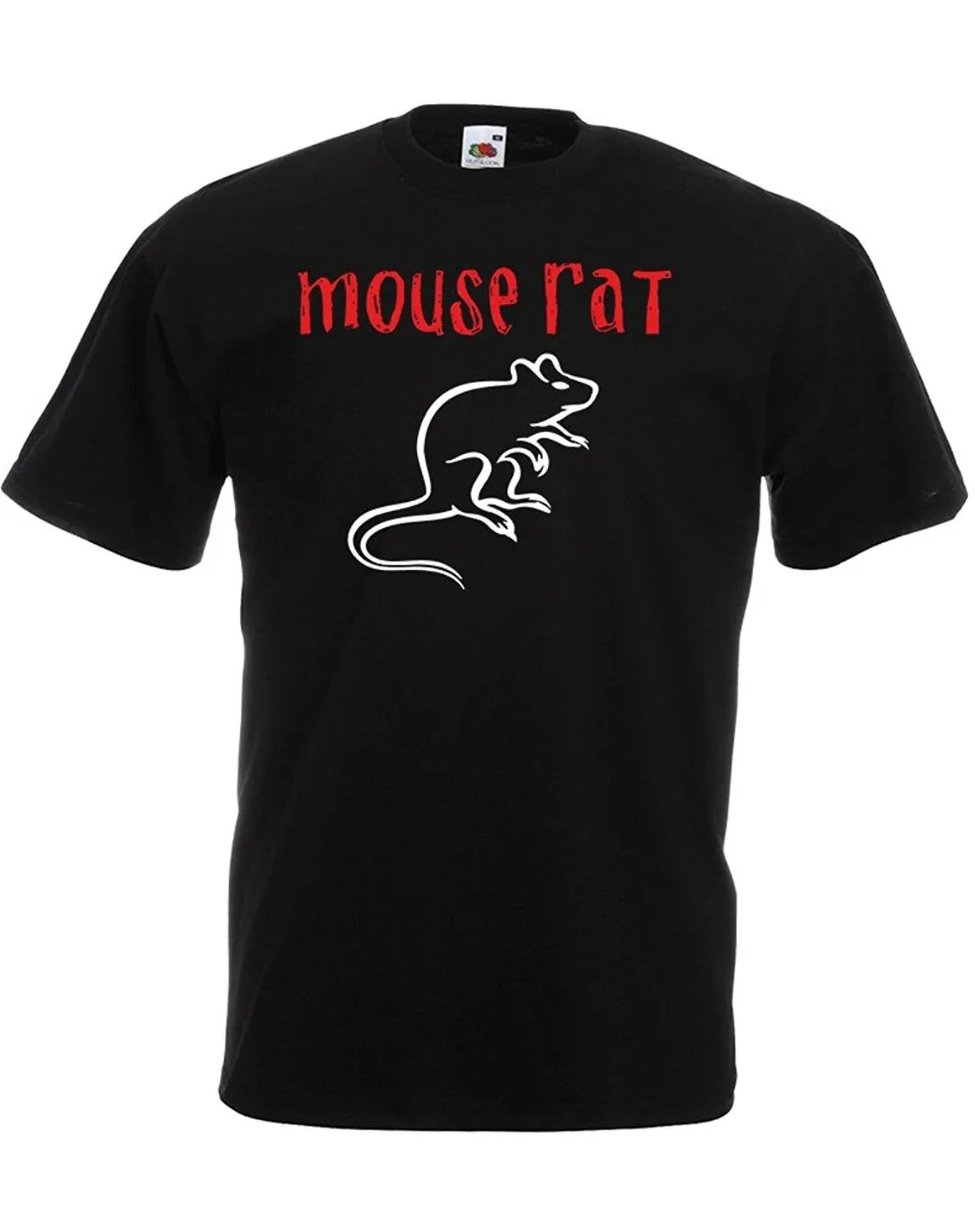 Online T Shirts Short 100% Cotton Mouse Rat Mens Printed T-Shirt Shirt Crew Neck TeeO-Neck Fashion Casual High Quality | Мужская одежда