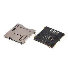 Micro SIM Card Connector MUP-C792 Original 10pcs Socket Patch Self-piercing 6 +1 P SIM Card Slot Socket YOINNOVATI