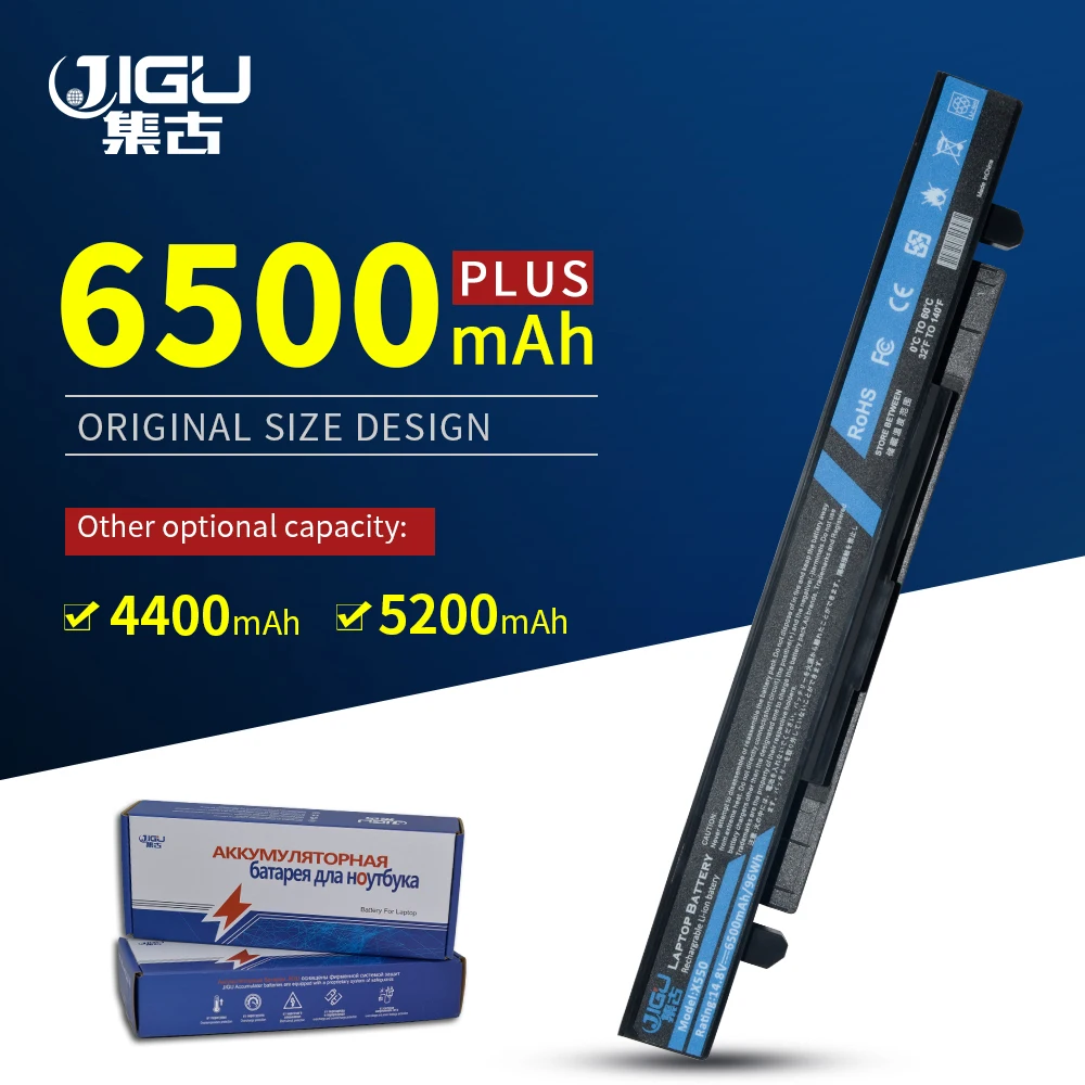 Дешево JIGU 8 ячеек Аккумулятор для ноутбука ASUS A450L A450C X550C X550B X550V A41 X550A A41 X550