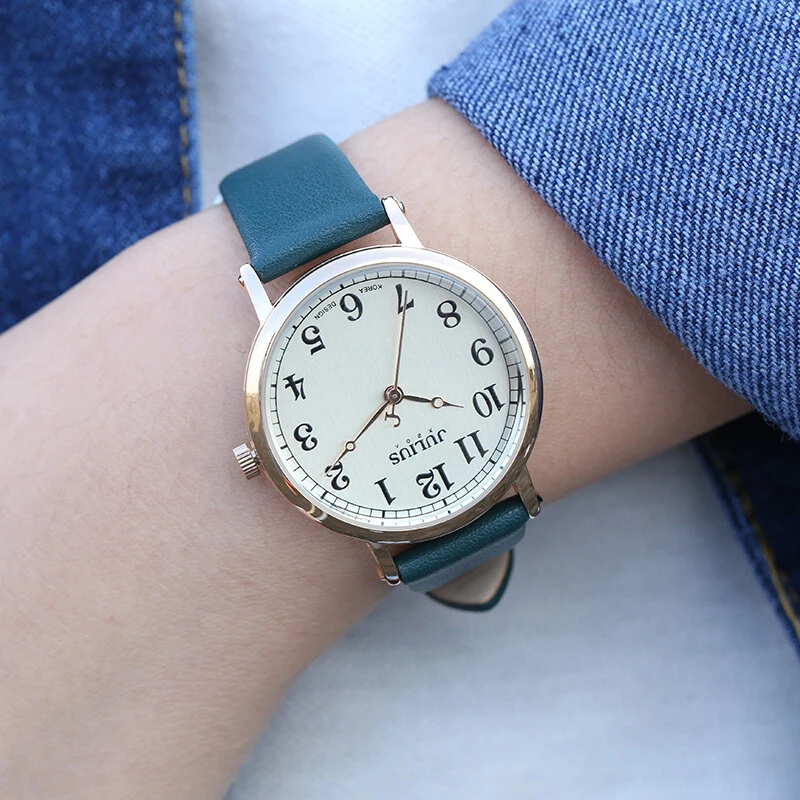Julius бренд часы винтажные цифровые кожаные часы женские спортивные круглые Bjg циферблат кварцевые наручные часы женские часы Montre Femme