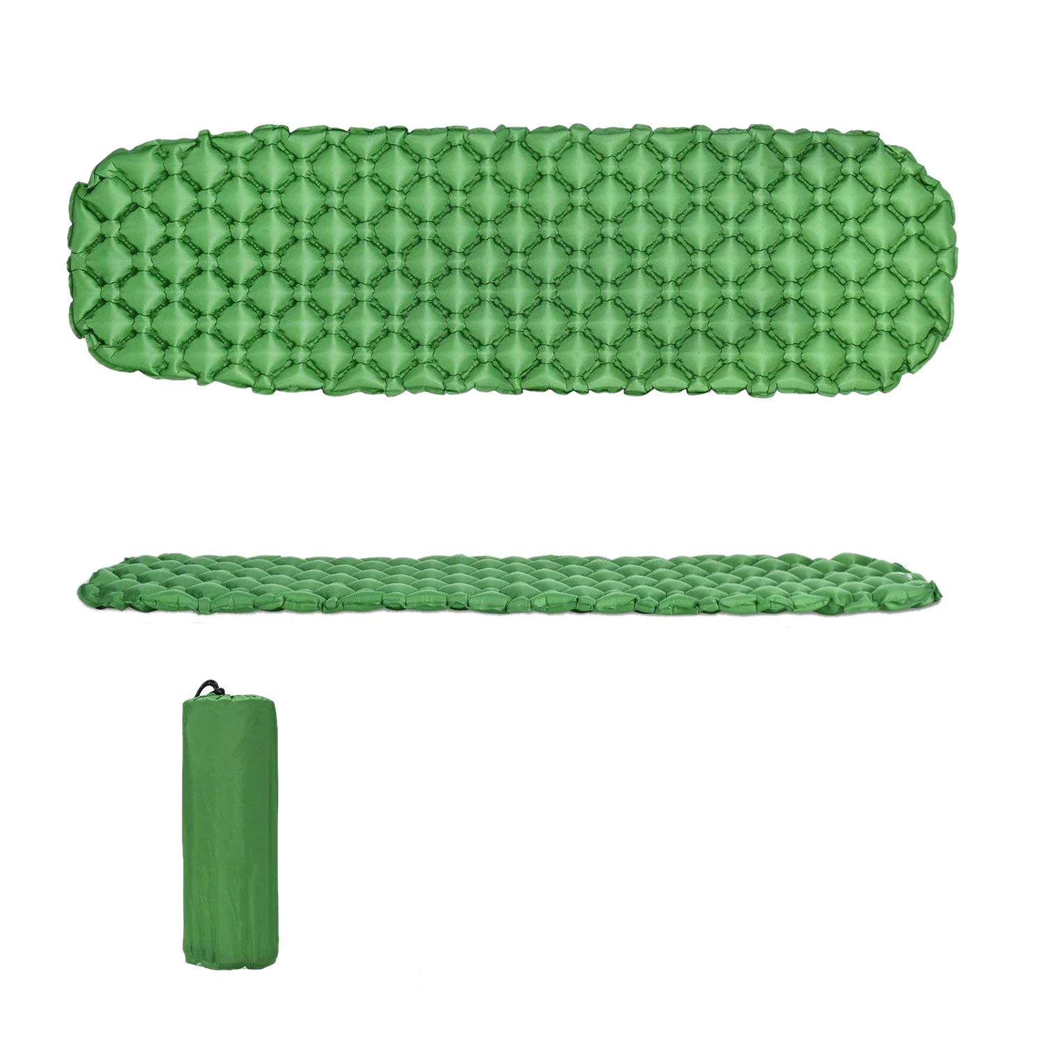 Inflatable Sleeping Mat Camping Mattress Inflatable Roll Mat Compact