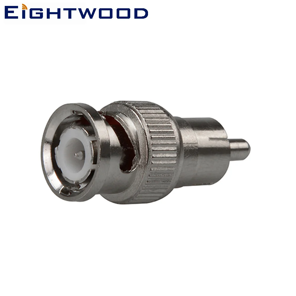 Eightwood 5pcs Car Tv Dvd Player Av Terminal Adapter Bnc Plug Male To