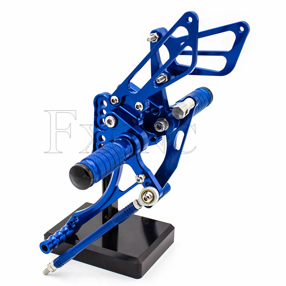 CNC Алюминиевые мотоциклетные подножки для ног педали Rearset задний набор Suzuki GSXR1000