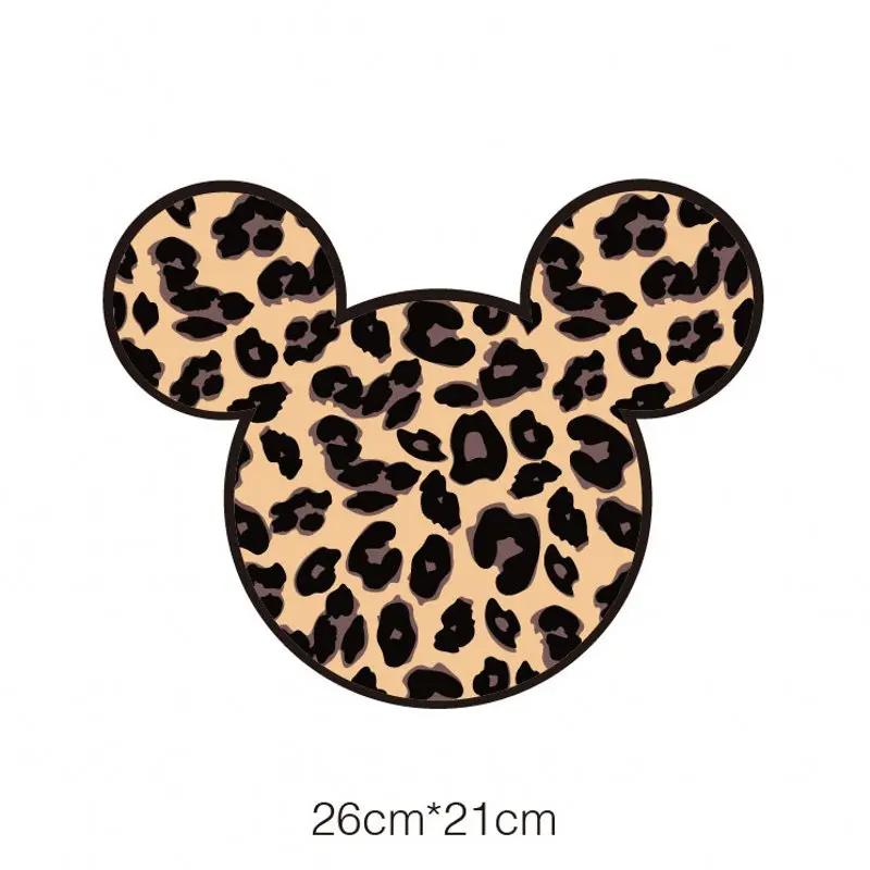 

New Fashion Cartoon mouse Iron On Patches Stickers Washable Appliques A-level Patch Heat Transfer For DIY Accessory Clothing