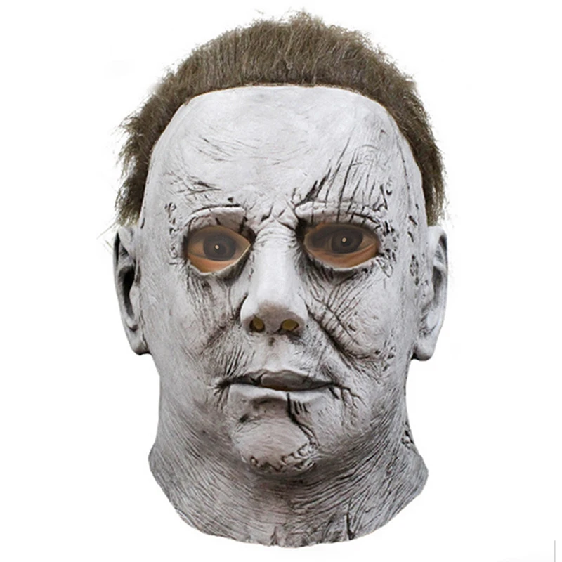 

Movie Halloween Horror Michael Myers Mask Carnival Cosplay Adult Latex Full Face Helmet Halloween Party Scary Props