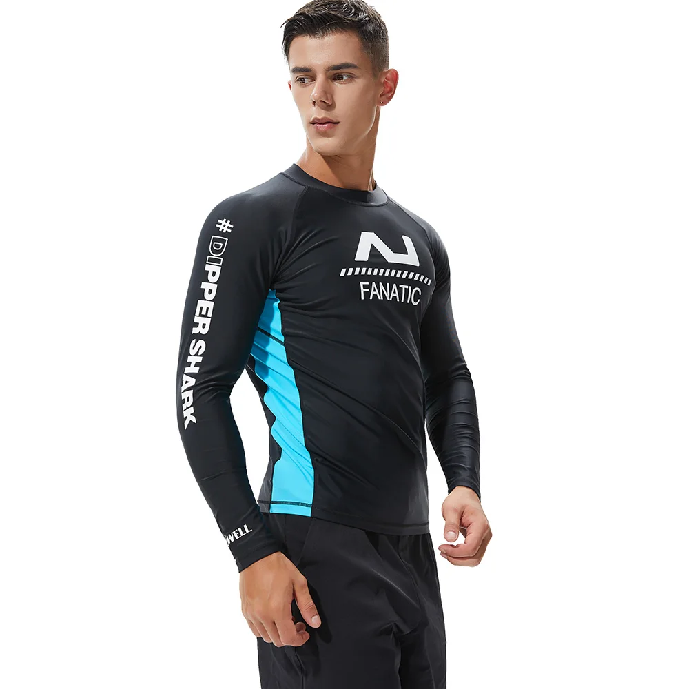 Twell New Compression Men's Shirt long sleeve Fitness tops t-shirt boys singlets Surfing Sport GYM Running Top Tee Sweatshirt