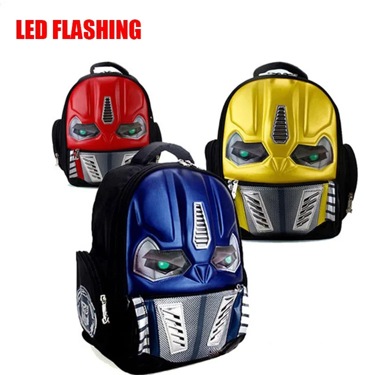 

Christmas Gift 3D Robot School Bags For Boy Girls First Grade School Backpacks For Children Kids Schoolbag Mochila Escolar