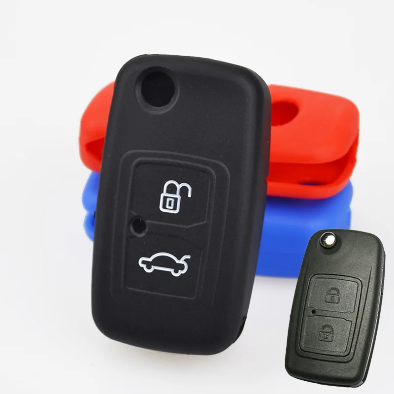 Silicone remote key flip cover case fob for CHERY M11 A13 A3 A5 E5 TIGGO TENGO FULWIN COWIN EASTA CIELO CHANCE NICHE SHEEL