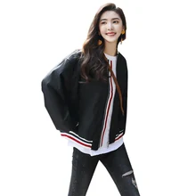TAJIYANE весна осень куртка-бомбер женская уличная Harajuku черные куртки корейские женские пальто Casaco Feminino ZL353