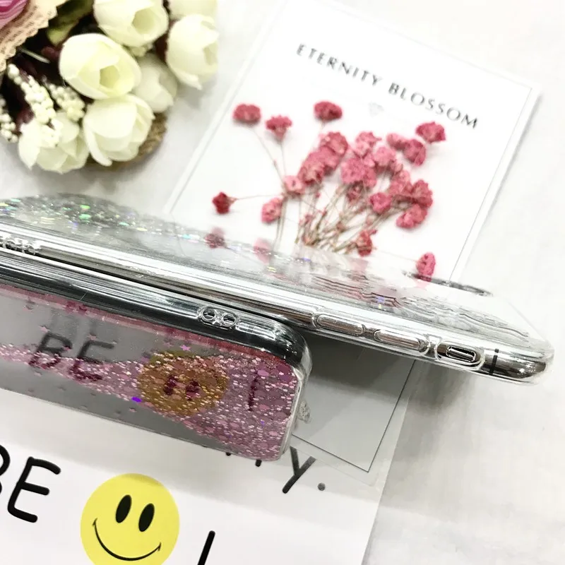 Tfshining Fashion Bling Princess Mermaid Phone Case For iPhoneX XS Max XR 6 6s 7 8 Plus Glitter Sequins Cartoon Alice Soft Cover (10)