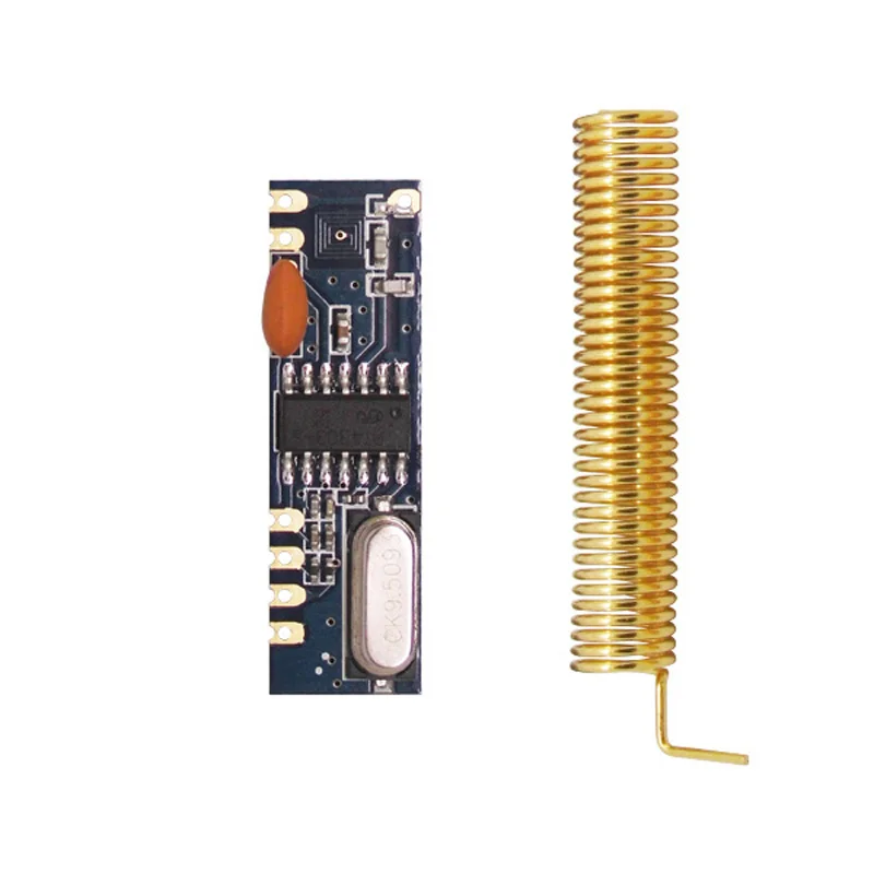 

5pcs SRX882 Receiver RX Module+antenna 433mhz - 100m 433MHz 315MHz ASK Wireless RF Receiver Module