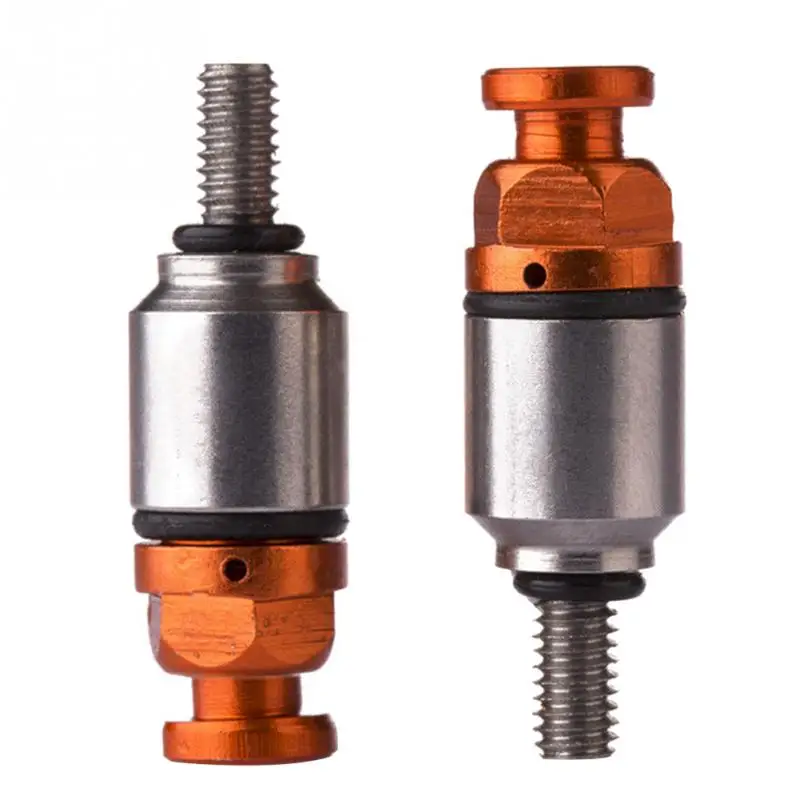 2 шт M4* 0,7 мм вилка мотоцикла Винт Fit SX SXF EXC воздушный Bleeder - Цвет: Оранжевый