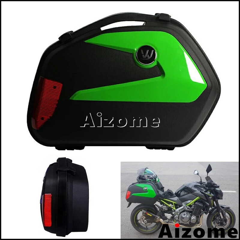 Универсальный боковой Чехол для мотоцикла 9 цветов Honda Yamaha Suzuki Kawasaki BMW 20L Боковые