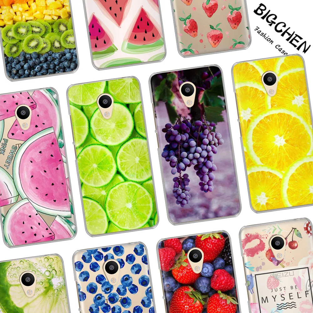 

Soft Silicone TPU Cover Case For Meizu M5C M3s M5s M6 Note Pro 6 Summer Fruit Soft TPU Phone Cases For Meizu U10 U20 Back Cover