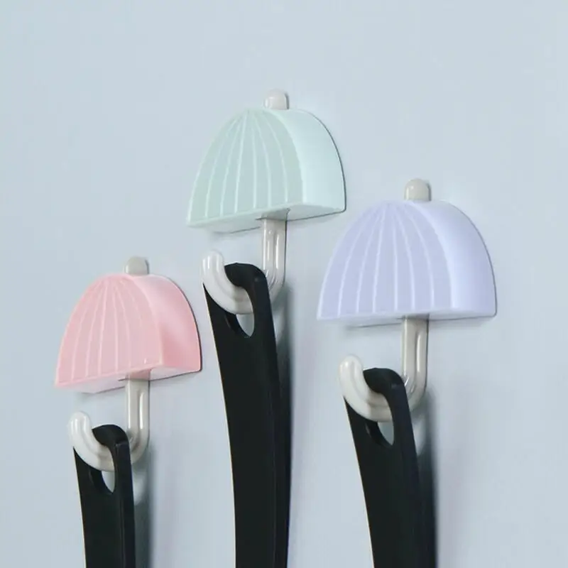 Creative Umbrella Hook Hook Practical Magnets Key Holder Wall Kitchen Hooks Fridge Sticker Decorative Hooks For Hanging