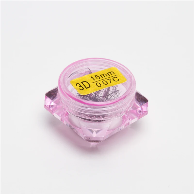 

Shipping free korean 3d pre made volume fan eyelash extension False Fake Eyelashes Extensions Single Length Loose Lashes Strand