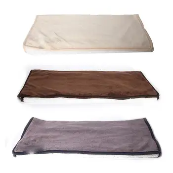 

Pet Dog Cat Bed Soft Mats Dog Sofa All Seasons Bed for Small Larger Dogs Cats Soild Bed Mat Blankets Coral Fleece