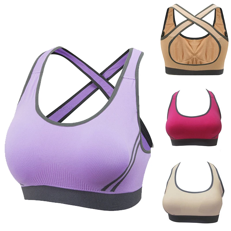 5 Colours Sport Bra For Women Gym Running Yoga Sport Bra Set Girl Underwear High Quality Nylon Spandex Black Red Yellow
