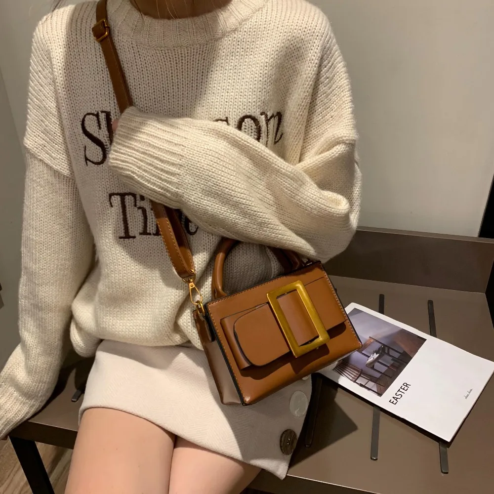 مصمم صغيرة Crossbody أكياس مع حزام مشبك الديكور خمر حقائب يد جلدية والمحافظ الإناث الكتف رسول اليد حقيبة مصمم صغيرة Crossbody أكياس مع حزام مشبك الديكور خمر حقائب يد جلدية والمحافظ الإناث الكتف رسول اليد حقيبة