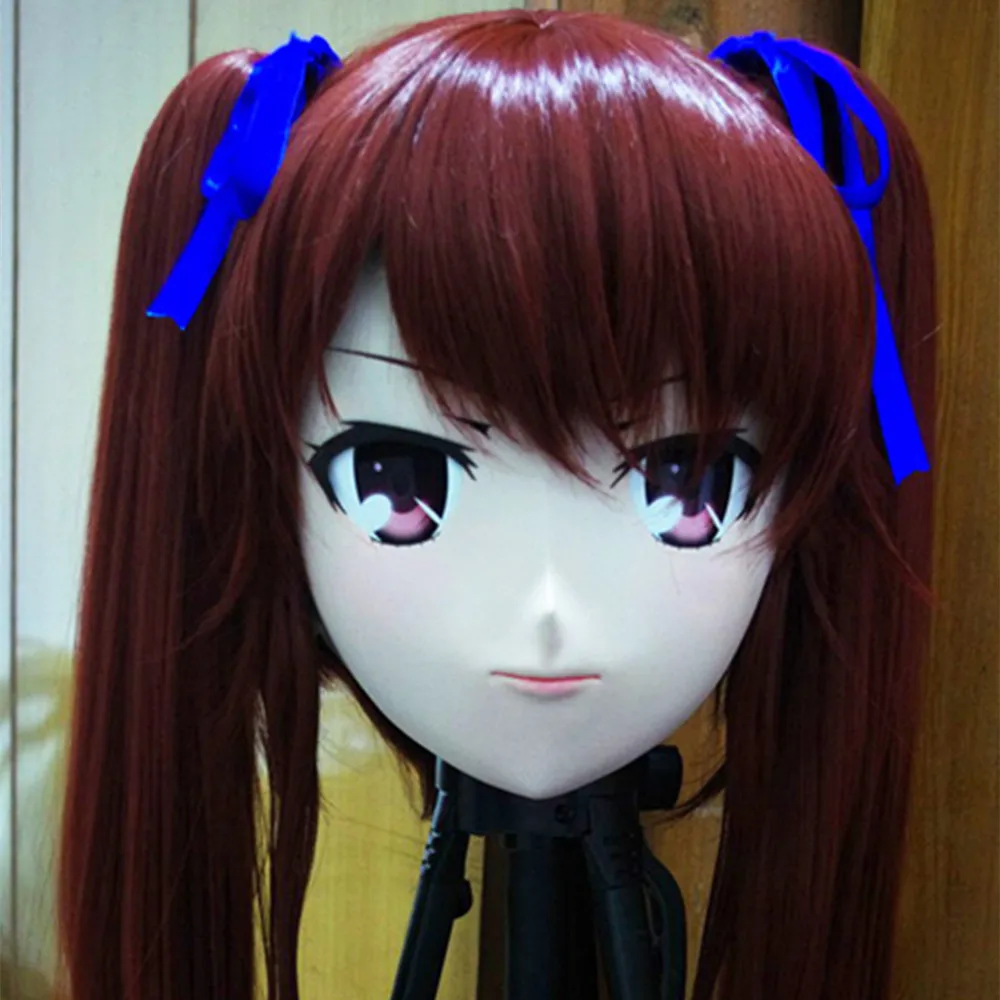 (C2-016) Hot sale Full Face Head Letax Female Masks Cosplay Kigurum i Crossdresser Doll Anime Mask Skin Halloween Fetish Style