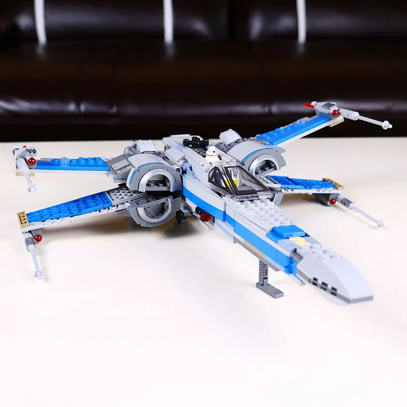 New Compatible Star Wars First Order Poe's X-wing Fighter building blocks X wing Star wars Toys For Children gift drop shipping New Compatible Star Wars First Order Poe's X-wing Fighter building blocks X wing Star wars Toys For Children gift drop shipping