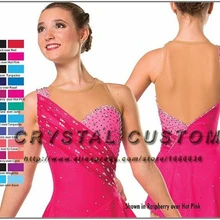 Индивидуальное Фигурное катание на льду платье для девочек изящное Новое Брендовое детское платье для соревнований на коньках DR3434